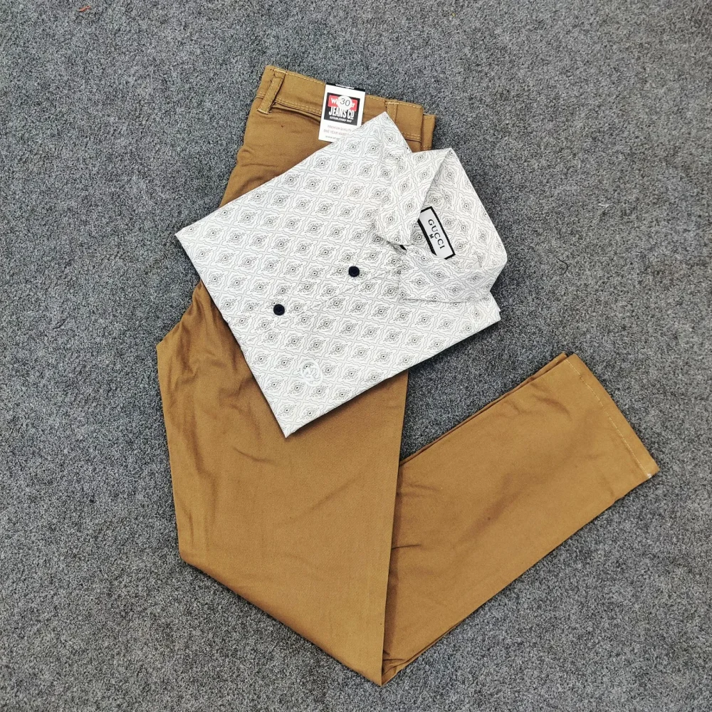 Premium quality Casual Pant & Shirt Combo