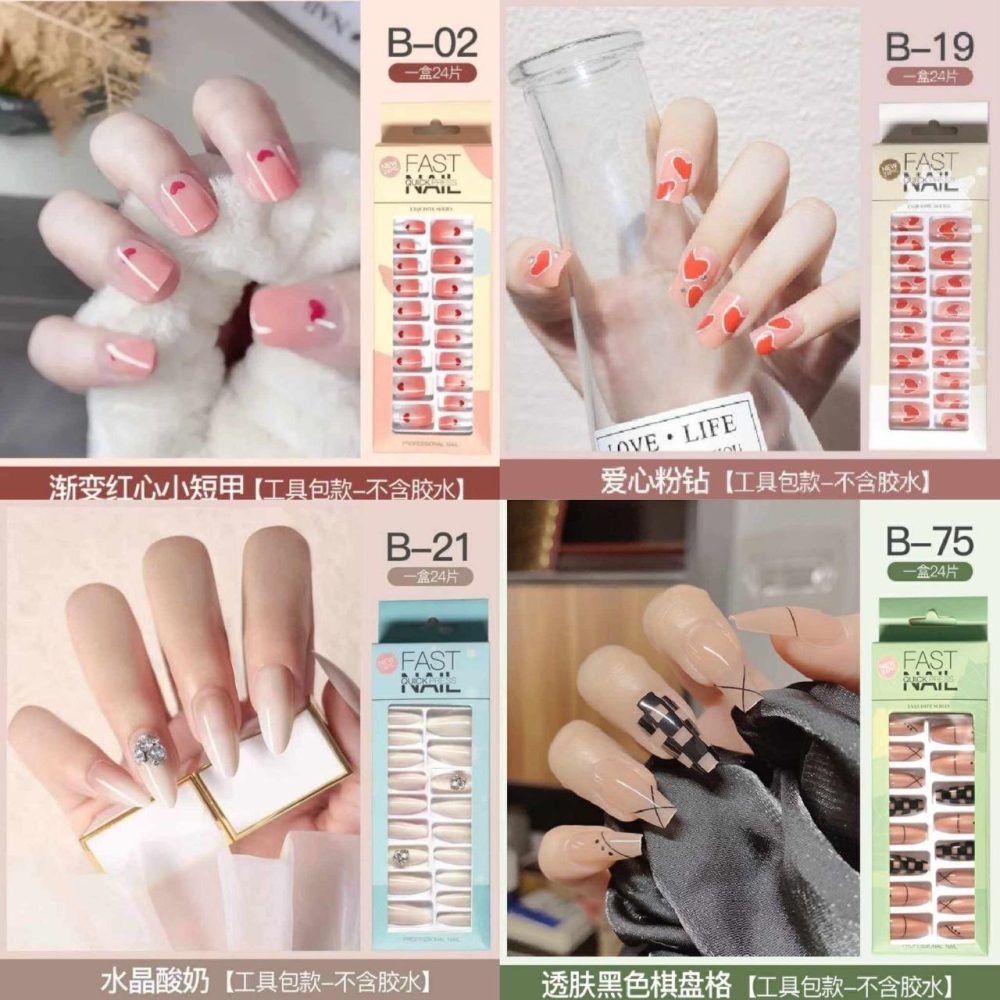 Fast nails with Tool Kits(complimentary) Designs available: 4