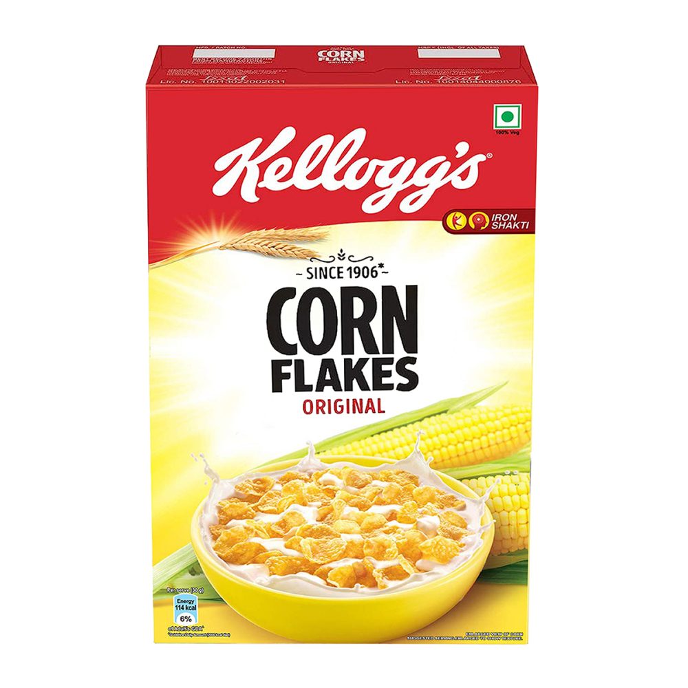 Kellogg's Corn Flakes Original Breakfast Cereal- 475gm